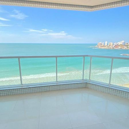 Vista panorâmica para o mar da praia do morro Guarapari Apartamento Exterior foto