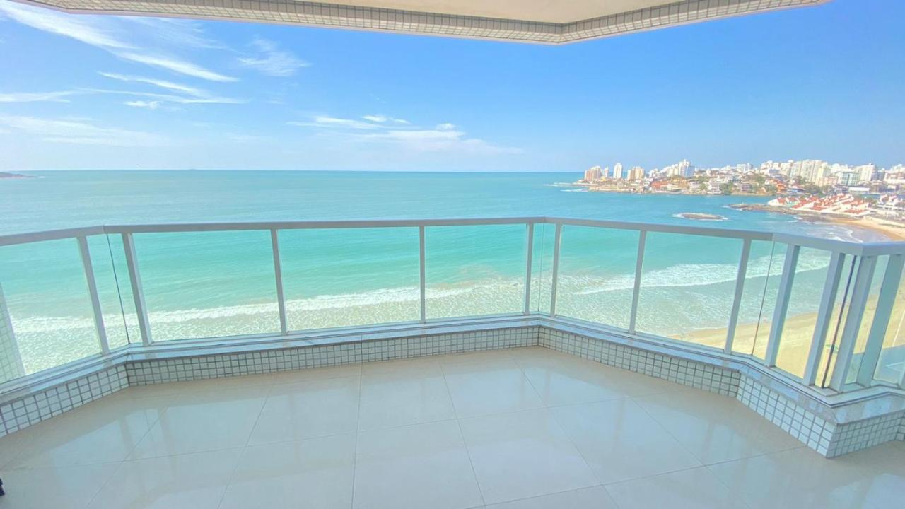 Vista panorâmica para o mar da praia do morro Guarapari Apartamento Exterior foto